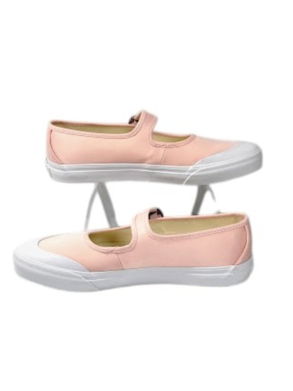 VANS Mary Jane Rose Pink Canvas Strap Sneakers Women’s 9.5 Men’s 8 NWOB - Picture 3 of 8